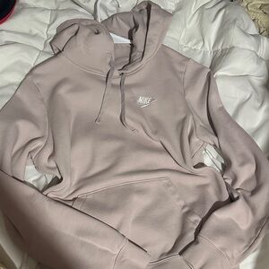Nike Women's Soft Pink Hoodie